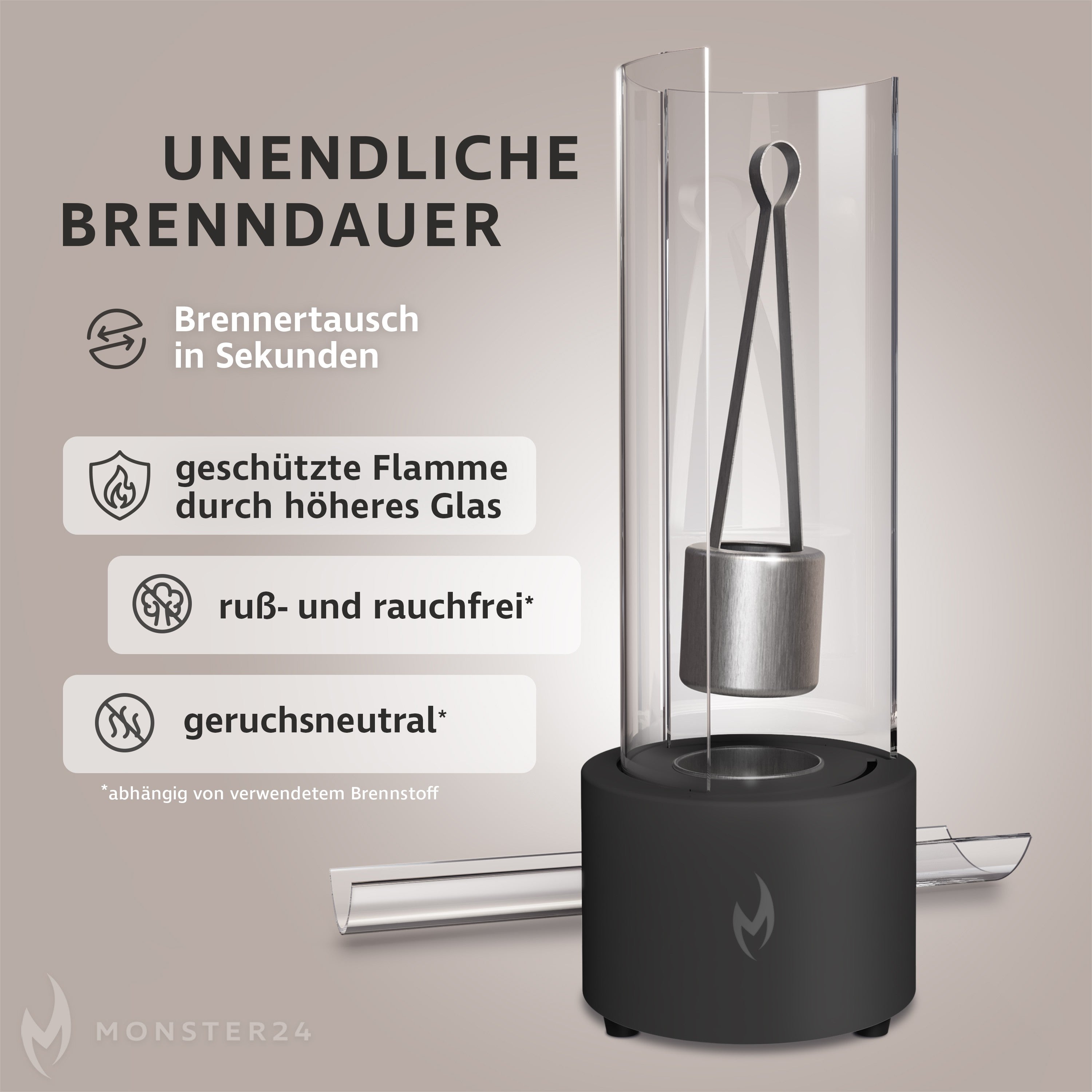 Spyral – Der Tornado Bioethanol-Tischkamin