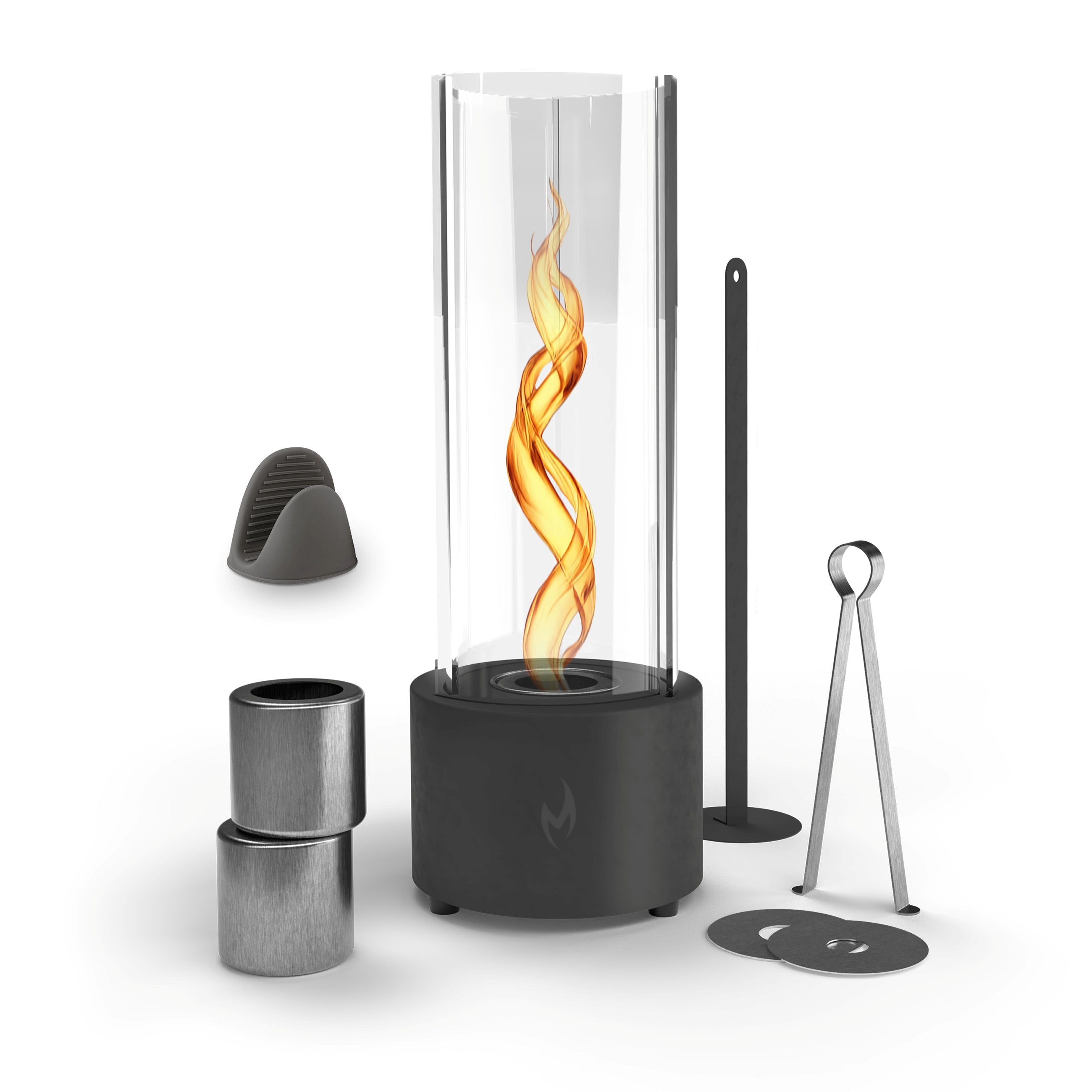 Tornado Flame: Spyral inkl. 6 L Bioethanol Starterpaket