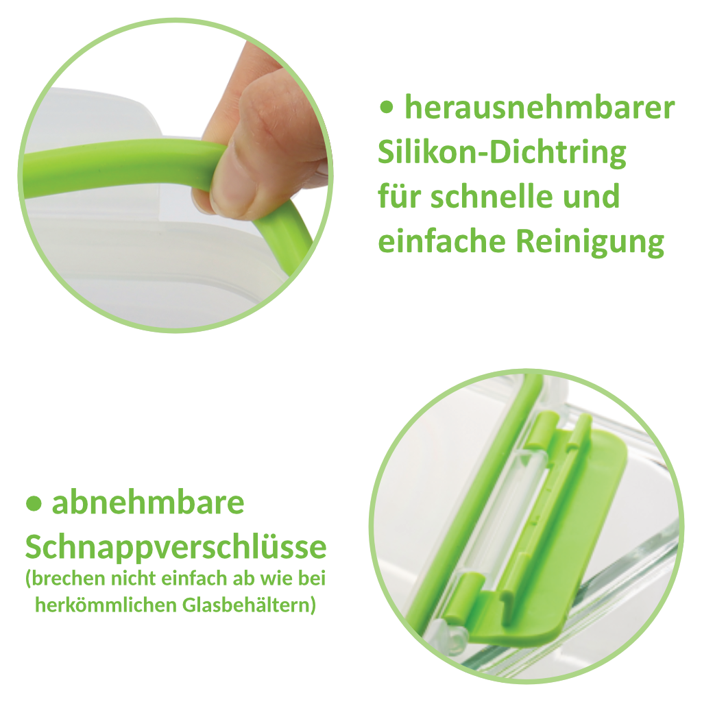 Glas-Frischhaltedosen