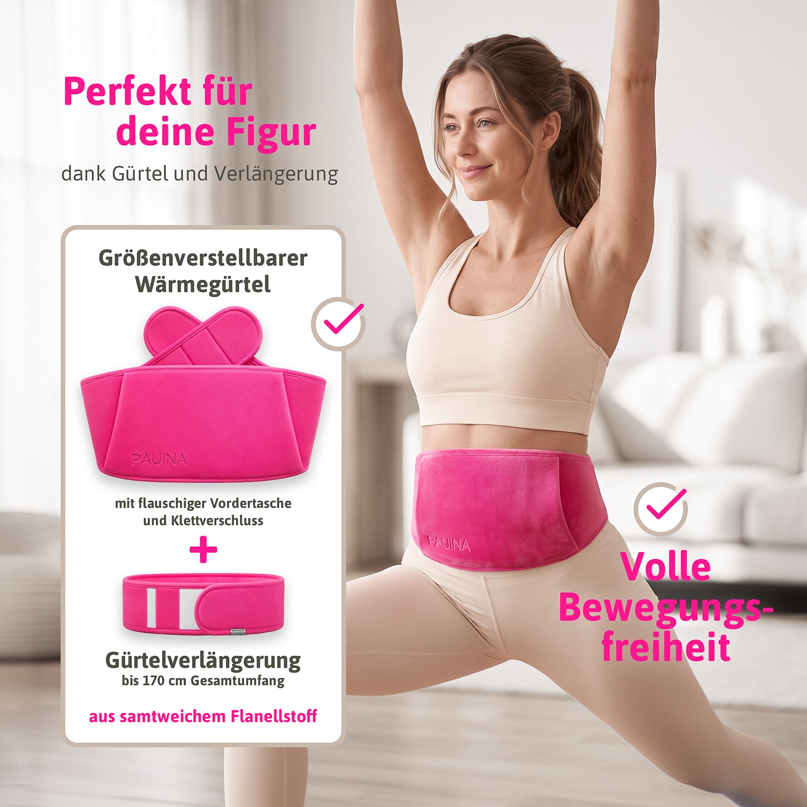 PAUINA die smarte Wärmflasche Peonia