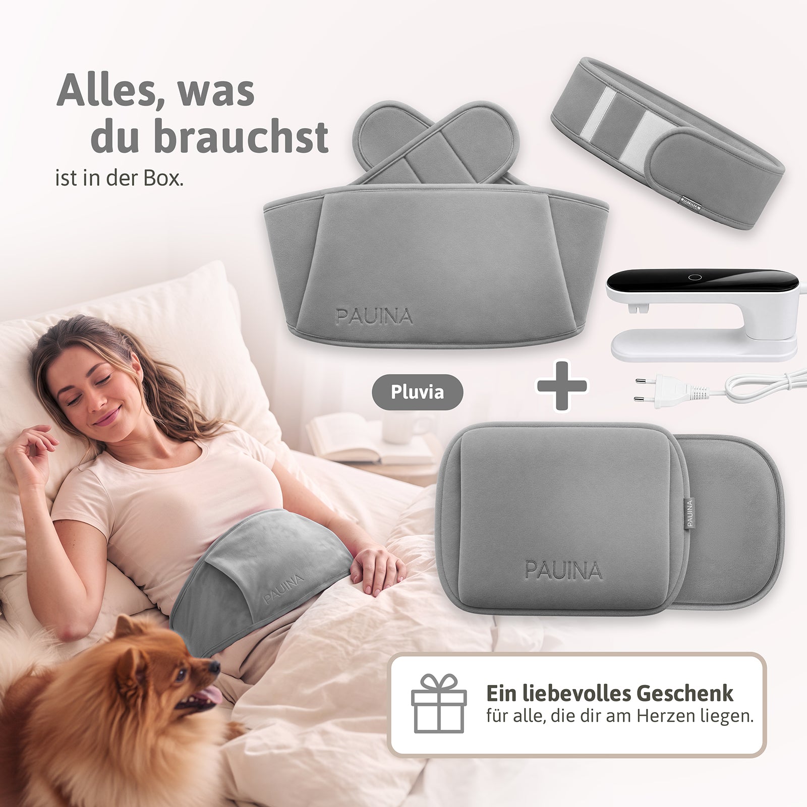 PAUINA die smarte Wärmflasche Pluvia