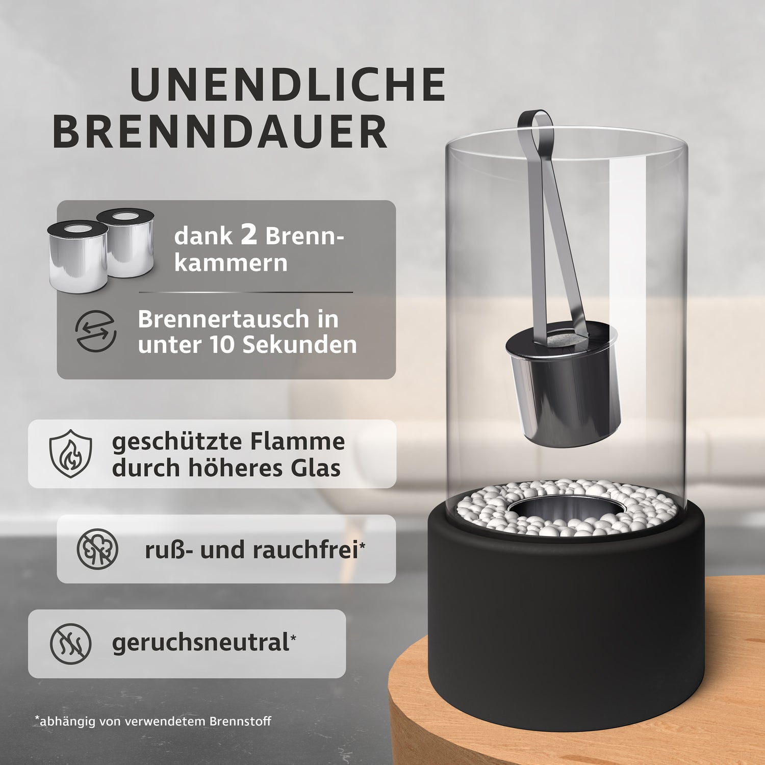 LUMIRA - Tischkamin S