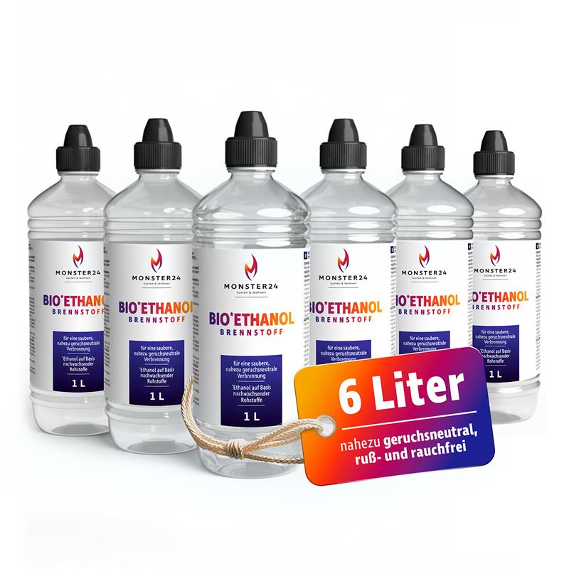 ethanol aufbewahrung Flüssiges Bioethanol (6L / 12L Bundle)