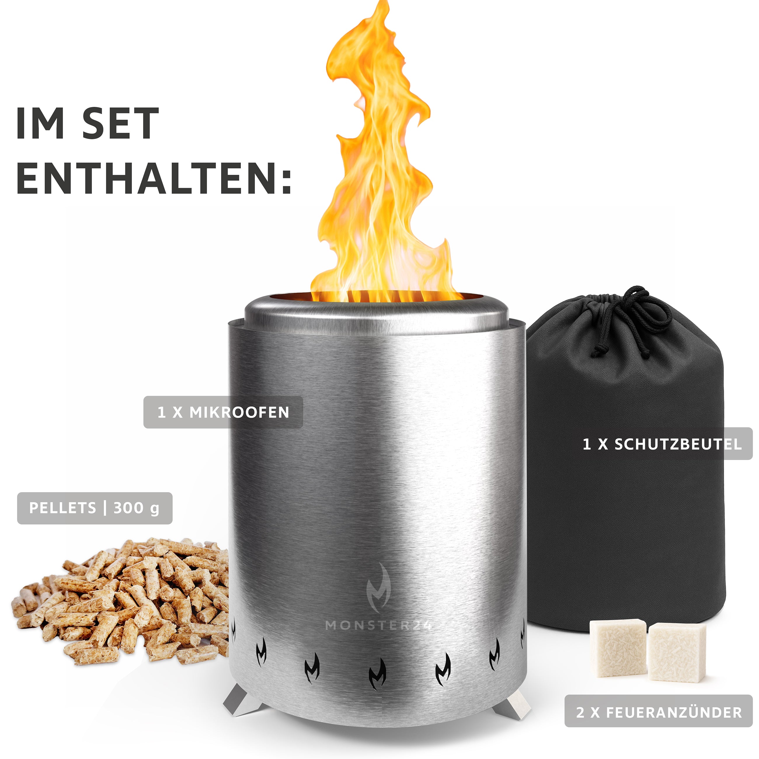 Fireal dein Echtholz Tischfeuer