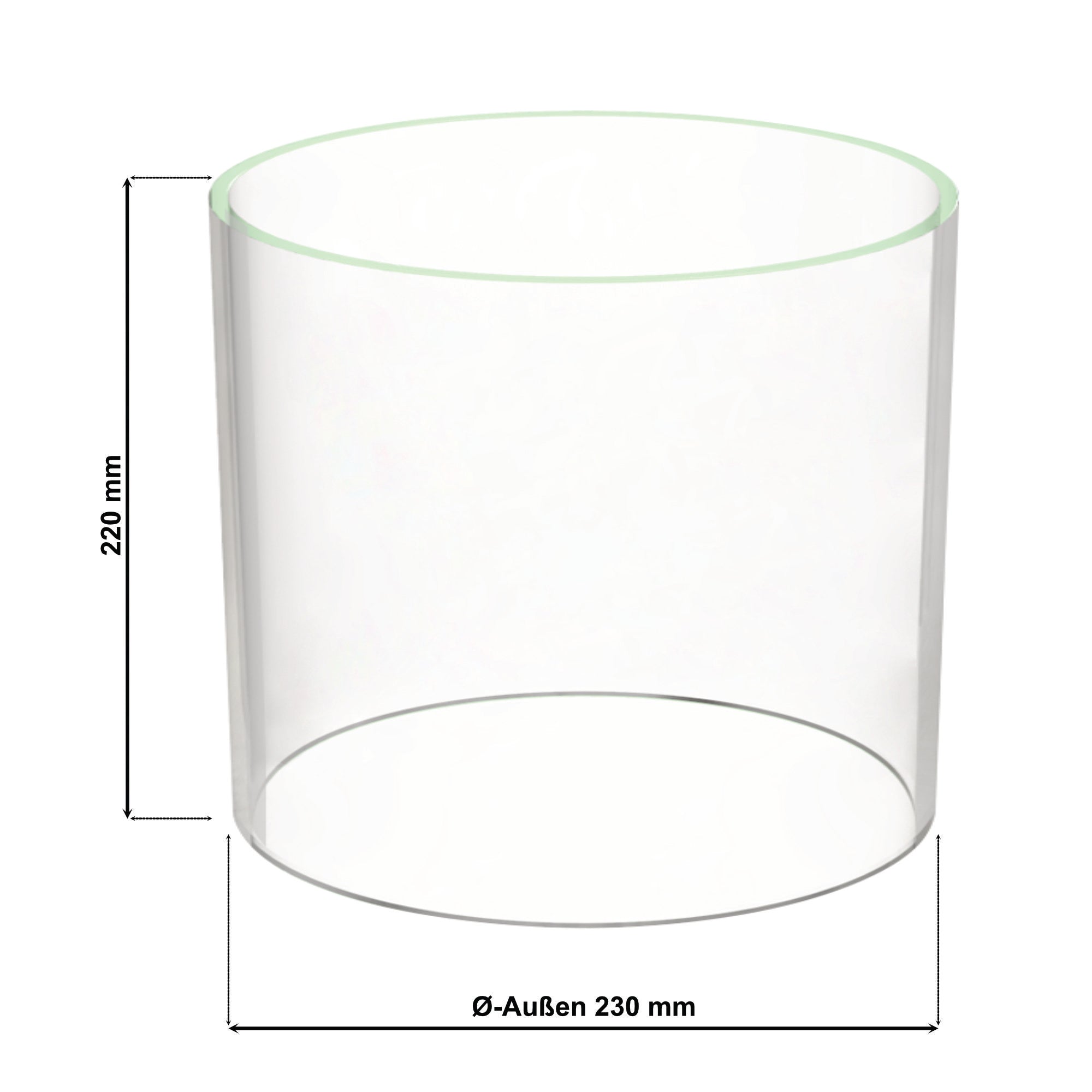 Ersatz Glaszylinder