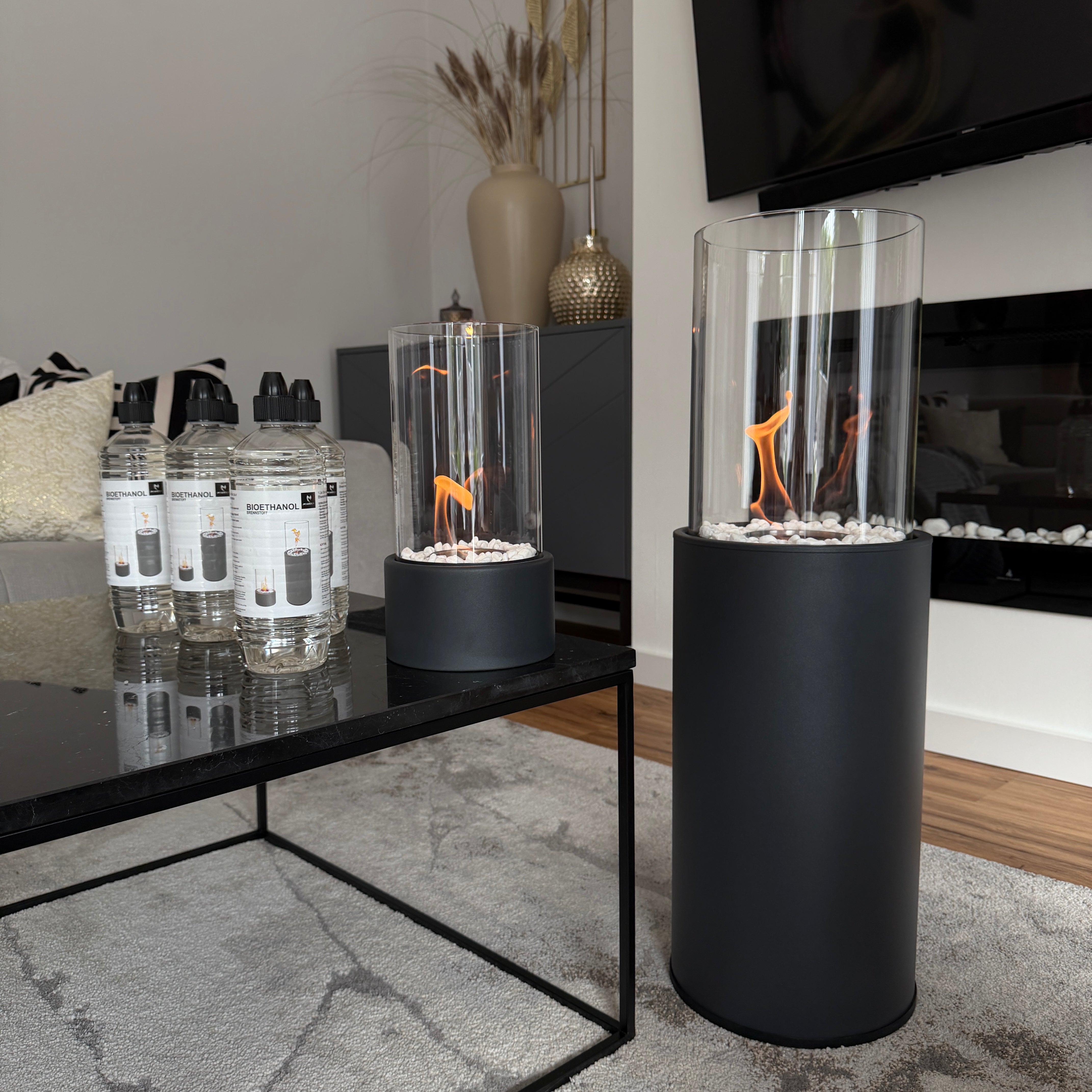 Luxury Flame Paket: Kamine & Ethanol ready to enjoy