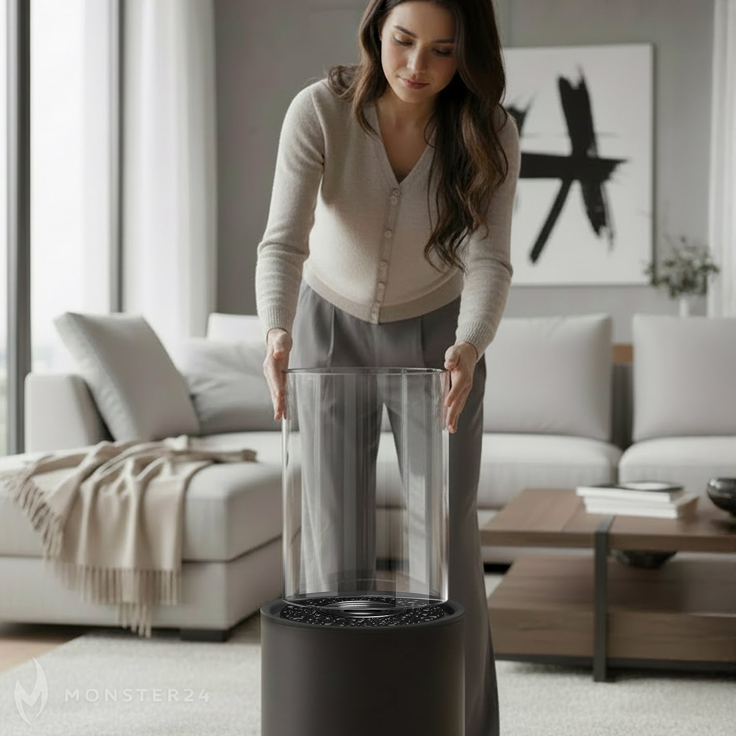 Luxury Flame Paket: Standkamin + Tischkamin S inkl. 6L Bioethanol