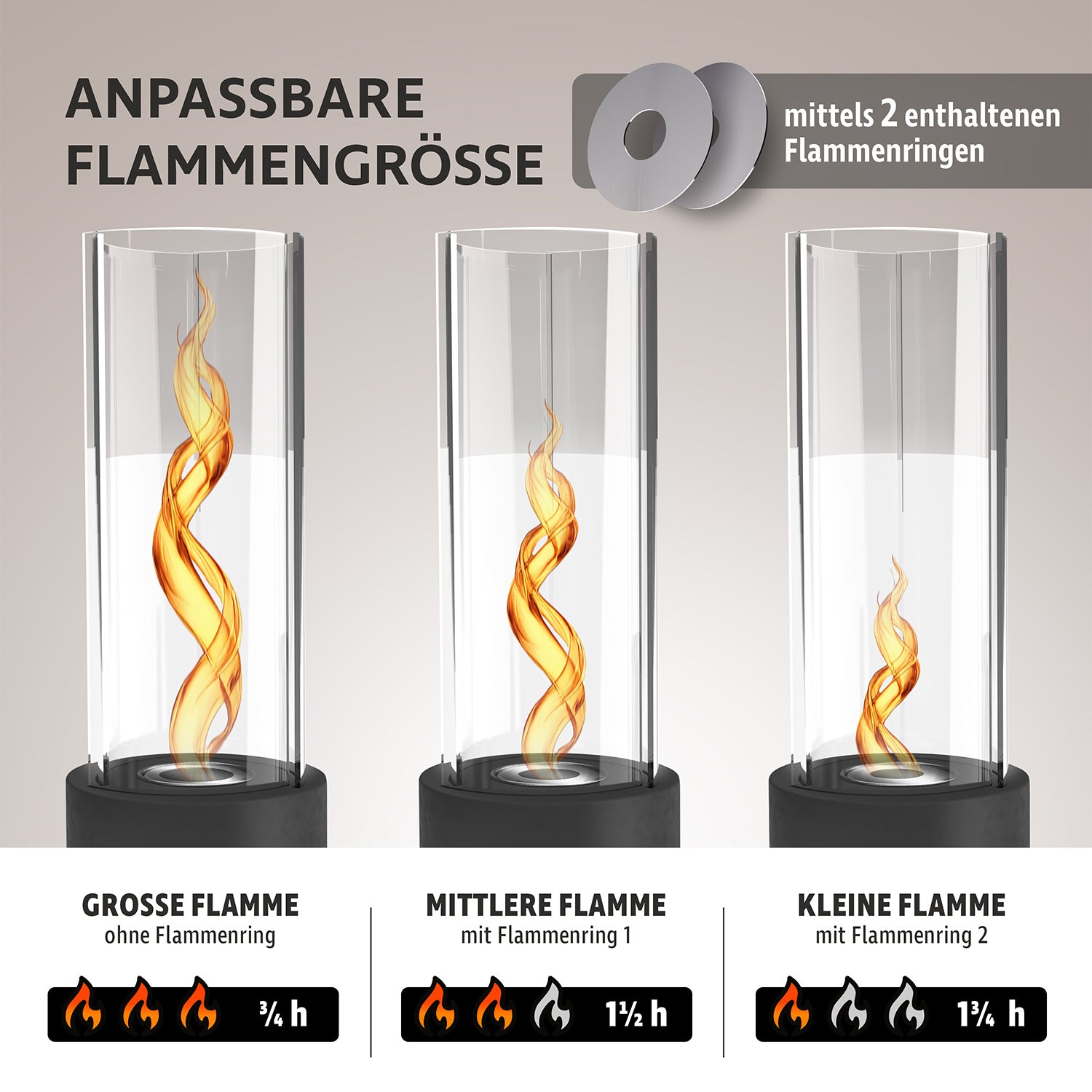 Spyral – Der Tornado Bioethanol-Tischkamin