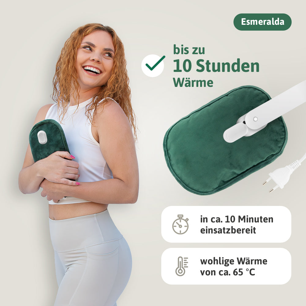 PAUINA die smarte Wärmflasche Esmeralda