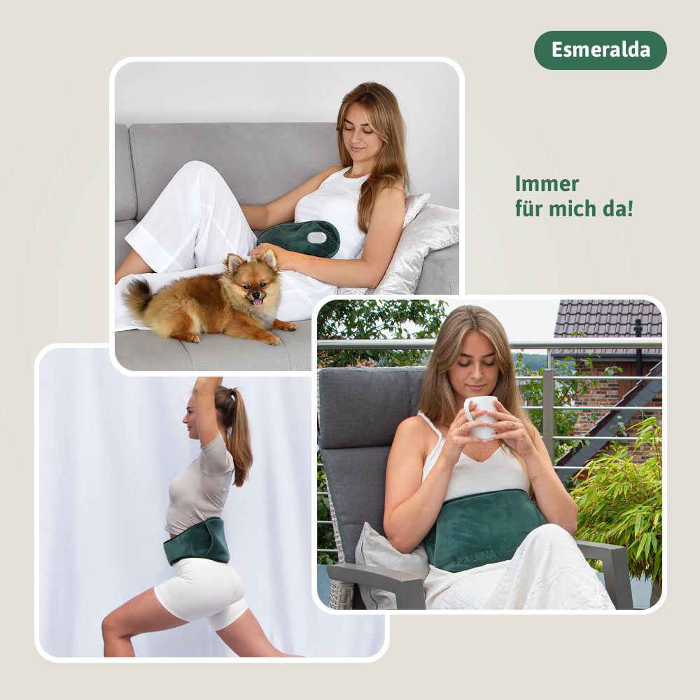 PAUINA die smarte Wärmflasche Esmeralda