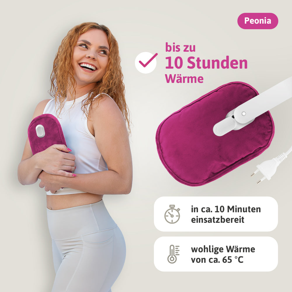 PAUINA die smarte Wärmflasche Peonia