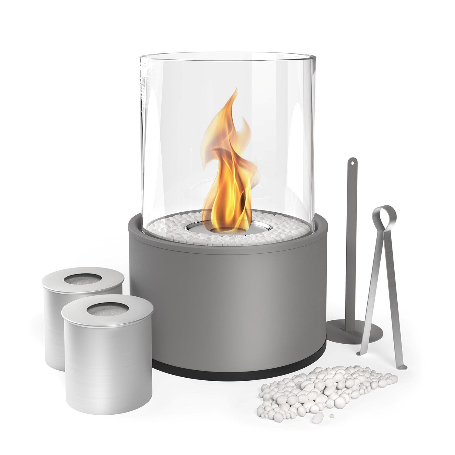 Ambiente Deluxe: Tischkamin L inkl. 6L Ethanol Starterpaket