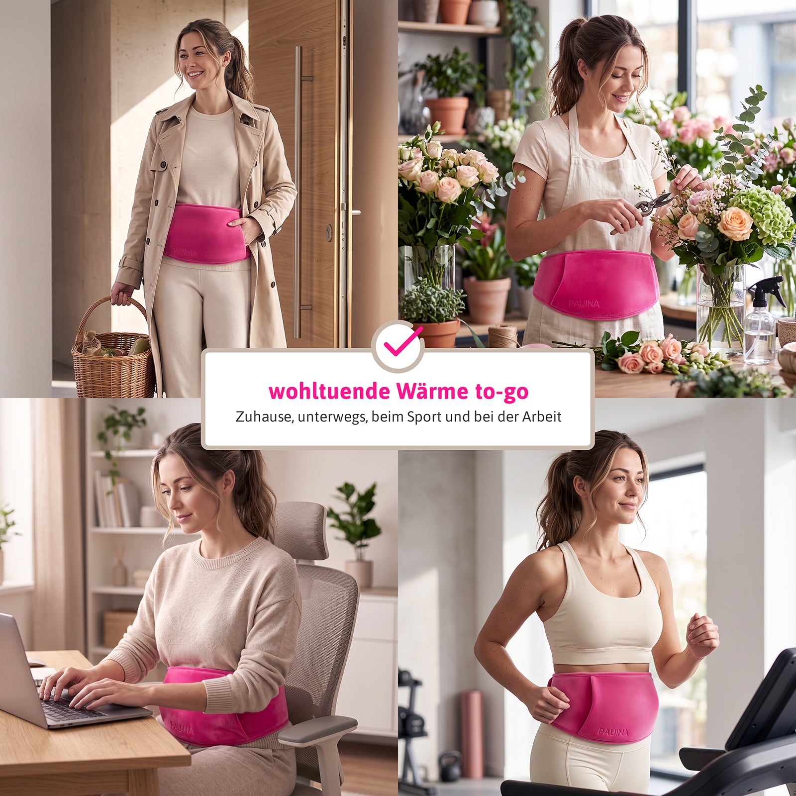 PAUINA die smarte Wärmflasche Peonia