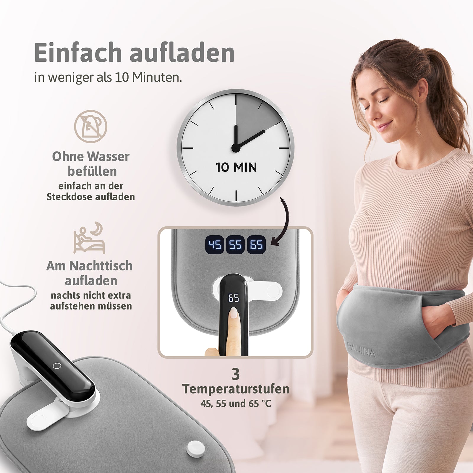 PAUINA die smarte Wärmflasche Pluvia