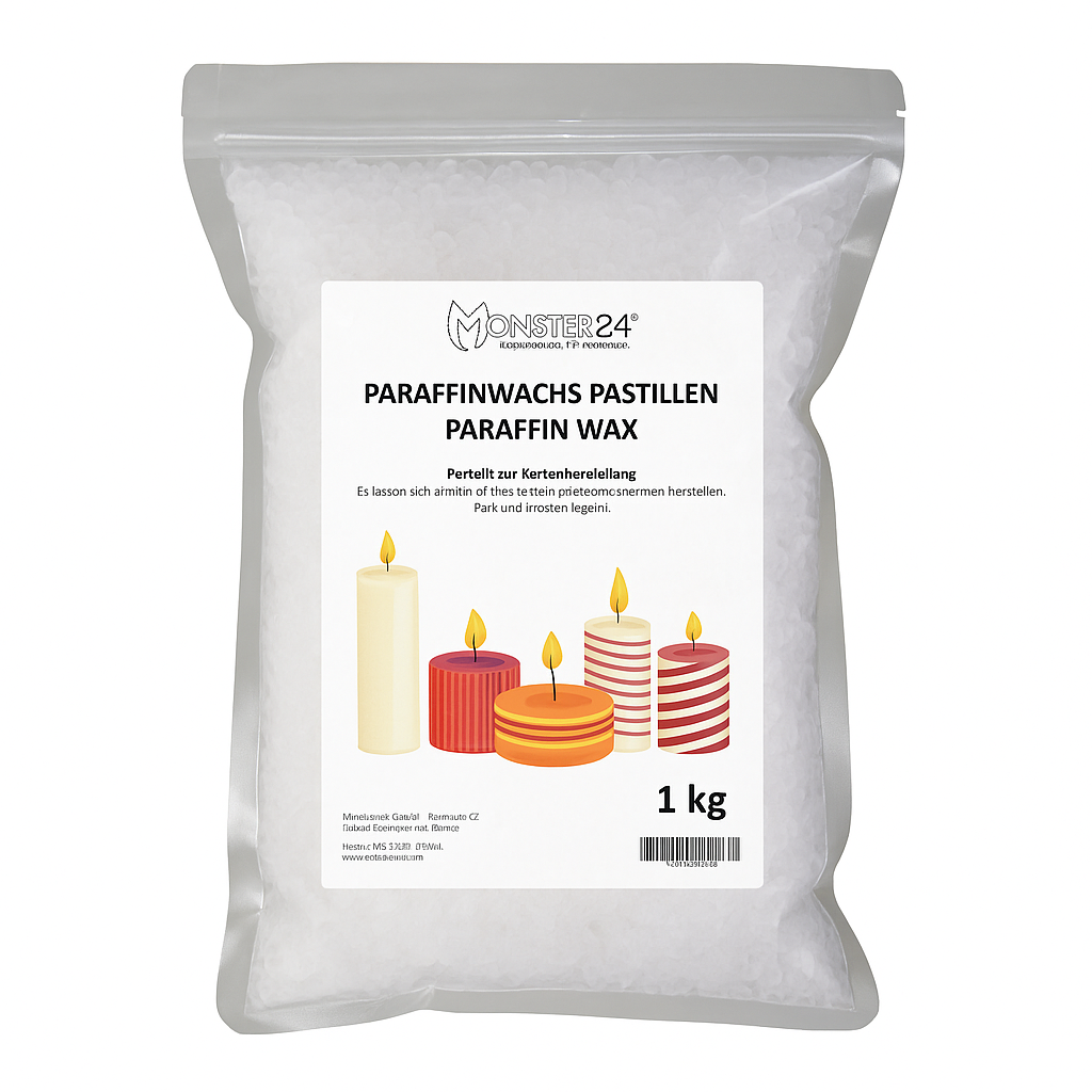 Paraffinwachs-Granulat / Kerzenwachs weiß