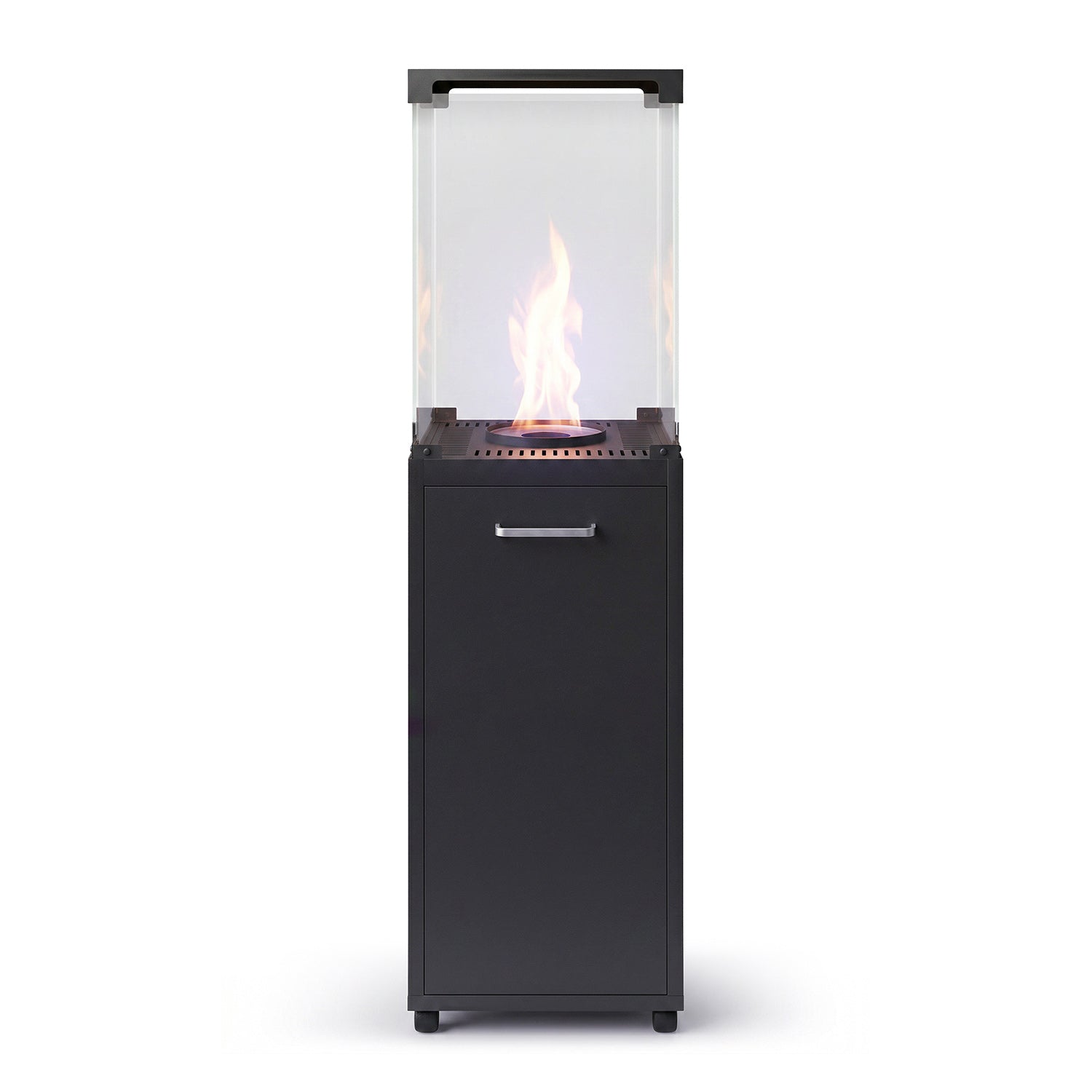 EMYRA Pellet Feuerstelle mit 360° Glas (inkl. Fireal Bundle)