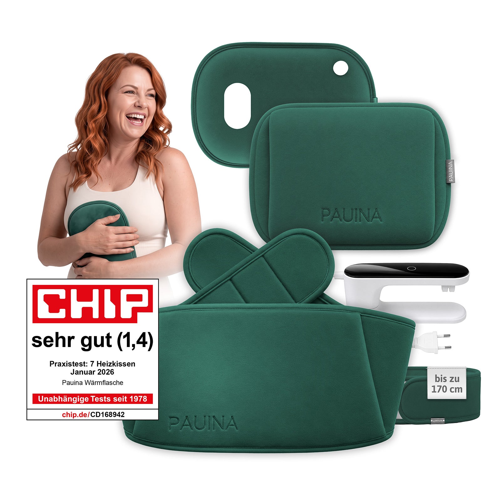 PAUINA the smart hot water bottle Esmeralda