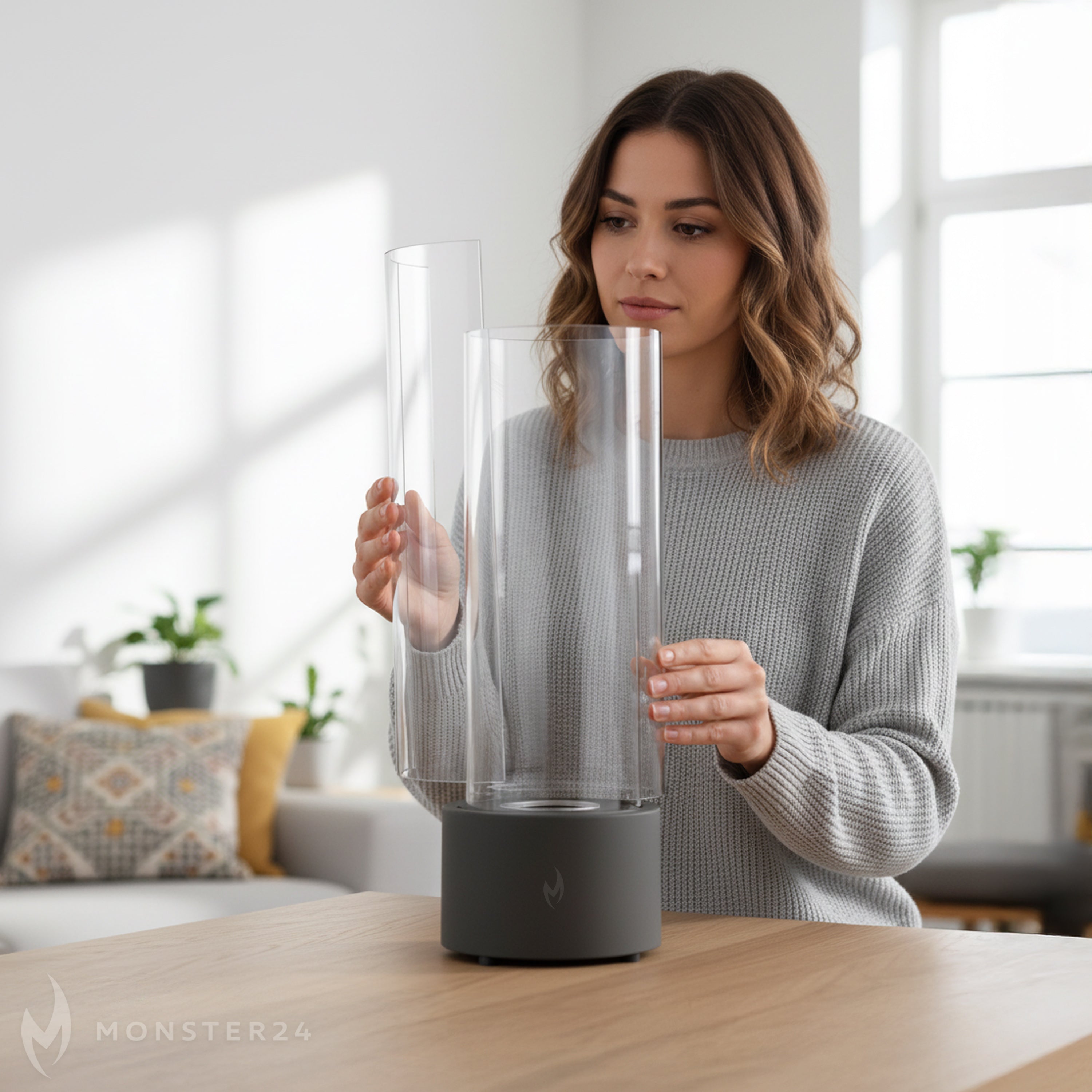 Tornado Flame: Spyral inkl. 6 L Bioethanol Starterpaket