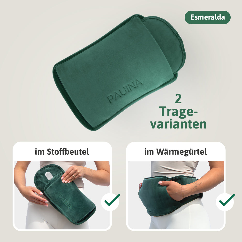 PAUINA die smarte Wärmflasche Esmeralda